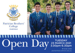 Patrician Brothers Fairfield Open Day_webimage